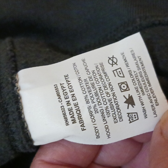 Nike PullOver Geometric Sweater with Hoodie size L for Men - Picture 6 of 7